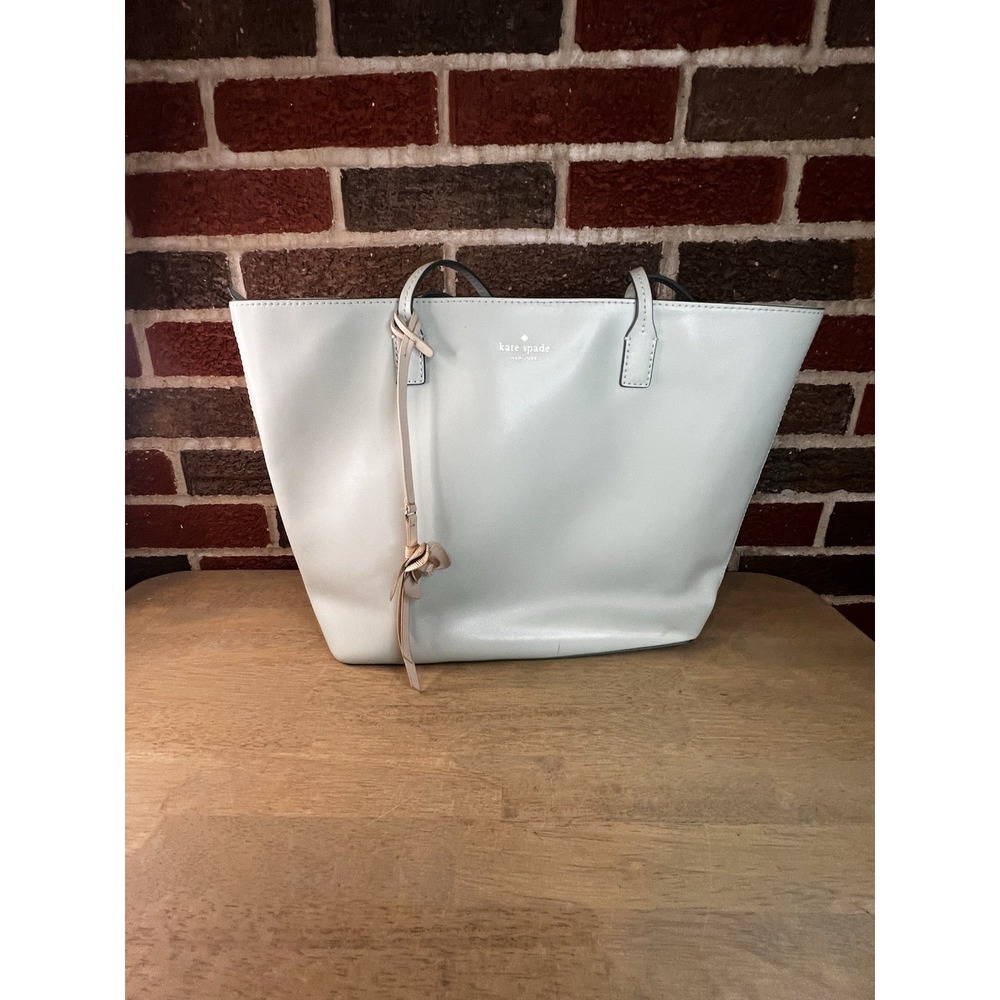 Kate Spade New York Tote Purse Karla Flower Dangle Felicity Street Misty Mint